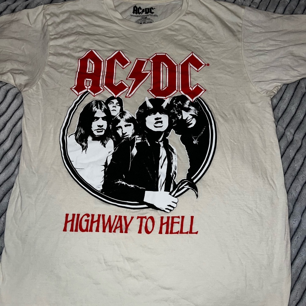 AC/DC tan T-shirt